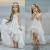 Blue Beach Flower Girl Dresses