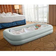 The Child S Portable Bed Hammacher Schlemmer Kids Travel Bed Portable Bed Air Mattress