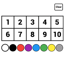 number chart 1 to 10 free virtual manipulatives toy theater