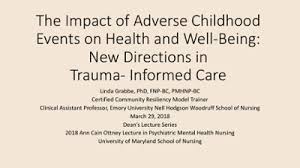 The Ann Ottney Cain Lecture In Psychiatric Mental Health Nursing 2018 The Impact Of Adverse Childhood Events On Health And Well Being New Directions In Trauma Informed Care