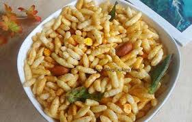 Murmura Chivda Puffed Rice Snack Indian Recipes Blogexplore Recipe Turmeric Recipes Indian Food Recipes Puffed Rice