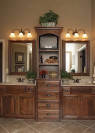 Master Bath I Would Put Doors On The Upper Cabinets And Outlets Hidden Inside Daily Home Decorations Bathroom Remodel Master Home Bathrooms Remodel