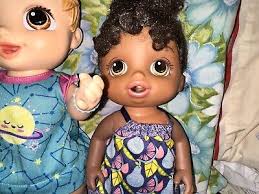 African American Baby Alive Snack And Lily Baby Alive Super Snacks Lily Doll  That Eats With