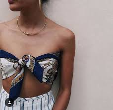 To give an illusion of a fuller chest, make sure to have a. Silk Scarf Tops A Diy Trick That S Pure Fashion Gold The Fashion Tag Blog