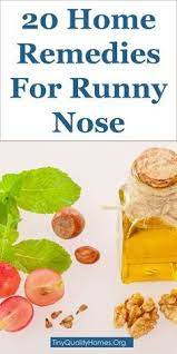 20 Effective Home Remedies For Runny Nose Runny Nose Remedies Runny Nose Toddler Runny Nose