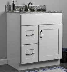 Get free shipping on qualified 30 inch vanities, dovetail drawer construction bathroom vanities without tops or buy online pick up in store today in the bath department. Jsi Dover 30 W X 21 D White Bathroom Vanity Cabinet At Menards