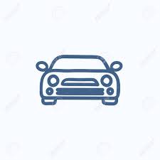 Car Vector Sketch Icon Isolated On Background Hand Drawn Car Royalty Free Cliparts Vectors And Stock Illustration Image 58174047