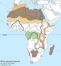 For discussion of the physical and human geography of individual countries in the region and of their late colonial and postcolonial history, see djibouti, eritrea, ethiopia, kenya, somalia, tanzania, and uganda. Test Your Geography Knowledge Hwc Africa Physical Map Landforms Lizard Point Quizzes