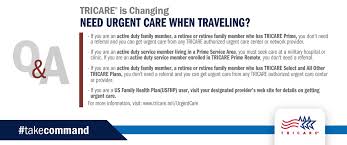 All urgent care requires a service point of contact, or spoc, review from the military medical support office, or mmso. Gordon De Bruin Dee1400 Twitter