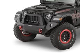 Made From 10 Gauge Steel And Powder Coated Textured Black The Rock Slide Engineering Rigid Front Bumper With Bullbar With Wrangler Jl Jeep Wrangler Wrangler