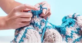 Knitting Club with Kalkaska Area Knitters