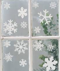Set Of 20 Festive Snowflake Window And Wall Stickers Christmas Wall Stickers Christmas Snowflakes Snowflake Decorations