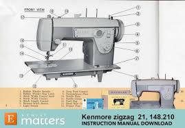 I located the manual for the model listed and. Kenmore 21 20 23 1206 1300 Zigzag Sewing Machine Etsy