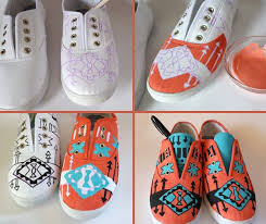 Tribal Tennies Diy Dream A Little Bigger Diy Clothes And Shoes Diy Sneakers Diy Shoes
