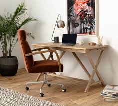 Jessie Reclaimed Wood Desk Office Desk Pottery Barn