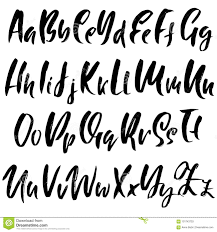 Hand Drawn Dry Brush Font Modern Brush Lettering Grunge How To Draw Hands Brush Lettering Brush Font
