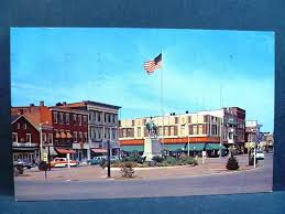 Postcard Pa Hanover Vintage View Of Centre Square 1950 S Old Cars Postcard Hometown Vintage