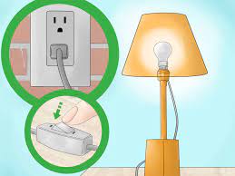 Push on/off lamp socket for lamp or fixture replacement. How To Replace A Lamp Switch With Pictures Wikihow