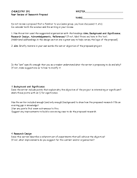 A research proposal provides a short summary of your proposed research that the mere existence of the gap in the knowledge does not mean the topic is worth researching. Peer Review Of Research Proposal Writing In Chemistry Chem 391 Docsity