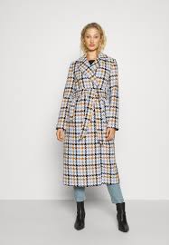 C $47.62 or best offer. Mine To Five Tom Tailor Coat Houndstooth Klassischer Mantel Light Blue Camel Hellblau Zalando De