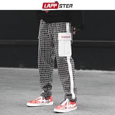 Check spelling or type a new query. Lappster Pantalon A Carreaux Noir Pour Homme Survetement Patchwork Streetwear Jogging Hip Hop Harajuku Harem 2020 Aliexpress