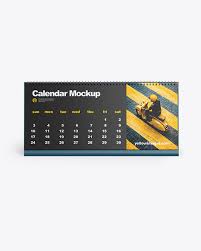 This visualistion can be really helpfull when you decide to promote your design. Desk Calendar Mockup In Stationery Mockups On Yellow Images Object Mockups
