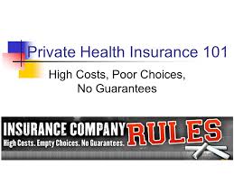 Understanding how private health insurance works is just a matter of becoming familiar with the terminology agents and carriers use. Private Health Insurance Ppt Download