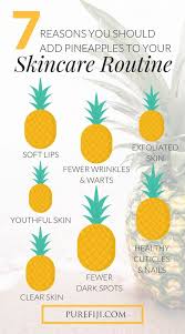 7 Surprising Beauty Benefits Of Pineapple Skin Care Skin Care Routine Easy Face Mask Diy