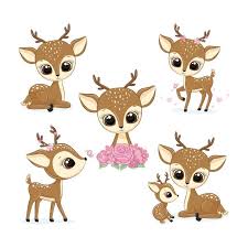 Mother And Baby Deer Clipart Png Eps Jpeg Baby Deer Clip Etsy In 2020 Baby Deer Art Baby Deer Clip Art