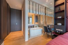 Layer the lighting, create a color palette, select the bedroom floor materials, paint the bedroom walls, use white or gray for the bedroom ceiling, coordinate the finishes, and align the furnishings. Attached Bathrooms 20 Amazing Ensuites That You Will Love
