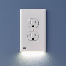 2 Pack Snappower Guidelight 2 For Outlets New Version Led Light Bar Night Light Electrical Outlet Wall Plate With Led Night Lights Automatic On Off Sensor Duplex White Walmart Com Walmart Com