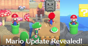 In super mario world, mario would find yoshis inside of these eggs. Super Mario Items Revealed With Teleportation Warp Pipes For Animal Crossing New Horizons Update Animal Crossing World