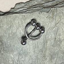 Barre en T multi-boules Christina Piercing Barbell 14G 12G 10G 8G VCH PA  Bar - Bague esclave droite ou incurvée langue de clitoris Bijoux Prince  Albert - Etsy France