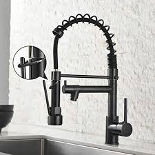 Shop wayfair for all the best brushed bronze kitchen faucets. Spring Commercial Kitchen Sink Faucet Modern Single Handle Oil Rubbed Bronze Kitchen Faucets With Pull Down Sprayer Walmart Com Walmart Com