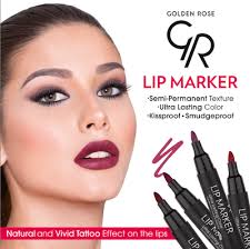 Golden Rose Marker do ust Odcień Półtrwały Formula Pen Tatuaż Plama Cienie 