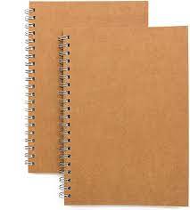 Amazon Com Soft Cover Spiral Notebook Journal 2 Pack Blank Sketch Book Pad Wirebound Memo Notepads Diary Notebook P Book Pads Memo Notepad Journal Notebook