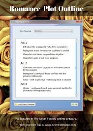 Romance Plot Outline As Featured In The Novel Factory Writers Software Writing Outline Plot Outline Writing Plot