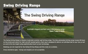 The swing driving range is western australia's premier golf driving range. Kenata Fairway Golf Courses