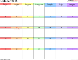 October 2015 Calendar Free Templates For Word Excel Pdf Calendar 2019 Printable Printable Calendar Template September Calendar