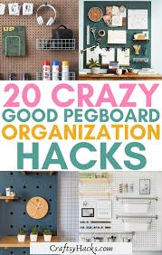 Or, you can even create more garage storage. 20 Genius Pegboard Organizing Ideas Craftsy Hacks