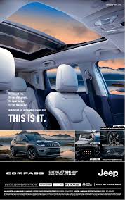 Jeep Compass Car Starting From 16 Lakhs Ad Times Of India Mumbai Check Out More Car Advertisement Collection At Https Www Adve Car Compass Jeep Compass Jeep