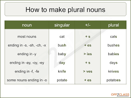 The students discuss singular nouns and volunteers tell me what words then i ask one or two students to share. Singular Plural Lesson Plan How To Teach Off2class