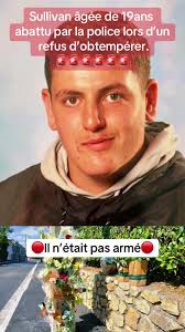 Sullivan 19ans abattu par la police lors dun refus d’obtempérer. #actu  #actualité #info #faitdivers #cherbourg