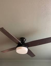The receiver part of the remote is nestled inside the fan body if you can change an electrical receptacle, you can install a ceiling fan. Ceiling Fan Install Tips And Tricks Orc Week 5 House Homemade