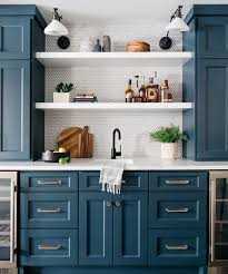 Blue Paint Colors 2020 Interiors By Color In 2020 Kitchen Cabinet Interior Blue Kitchen Interior Blue Paint Colors