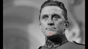 I envisioned Kirk Douglas' chin cleft with diamonds....