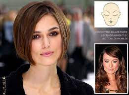 Angled Hairstyle For Prominent Jawline Square Face Hairstyles Square Face Shape Face Shape Hairstyles