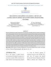 Download pdf, excel files and guides for ea form, e form and c.p.8d in malay and english. Pdf Ifrs Adoption And Earnings Management A Review And Justification Of Earnings Management Model For Developing Countries Dr Mohammad Tariq Hasan Academia Edu