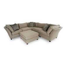H M Richards Suede Sectional Bernie And Phyls Sectional Couch With Ottoman Dream Living Rooms