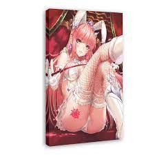 Amazon.com: Sexy Anime Posters Ecchi Bunny Waifu Poster Canvas Poster Wall  Art Decor Print Paintings for Living Room 16x24inch(40x60cm) Frame-Style:  Posters & Prints